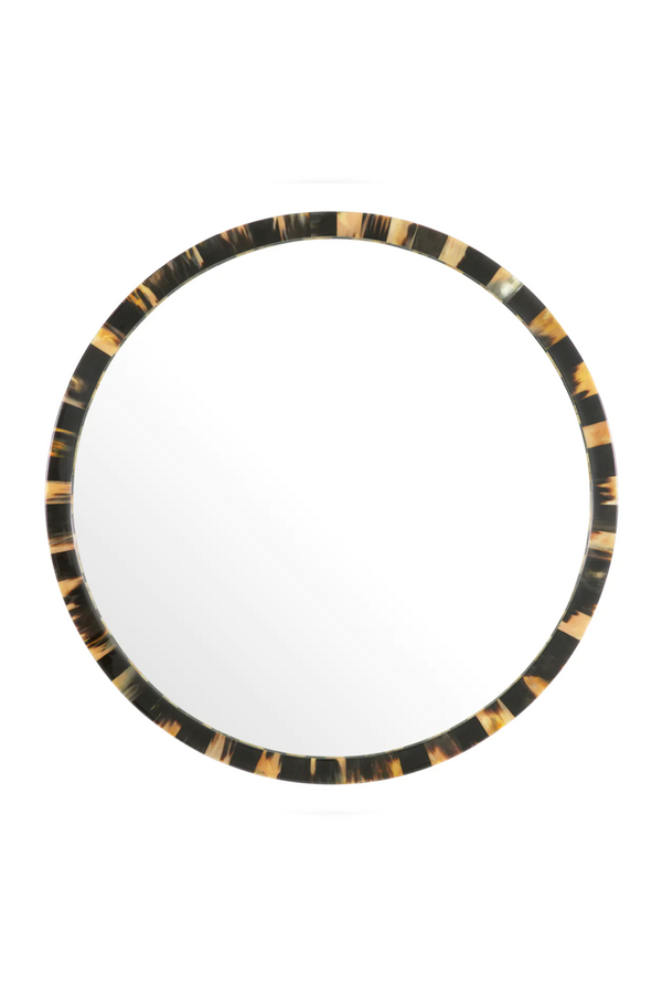 Natural Horn Oval Mirror XL | Eichholtz Saint Jerome | Eichholtzmiami.com