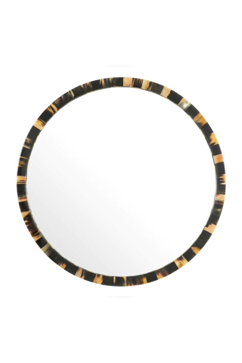 Natural Horn Oval Mirror XL | Eichholtz Saint Jerome | Eichholtzmiami.com
