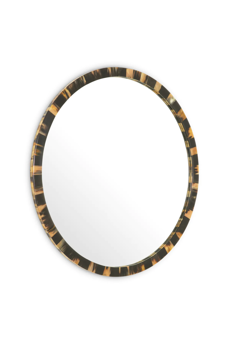 Natural Horn Oval Mirror XL | Eichholtz Saint Jerome | Eichholtzmiami.com