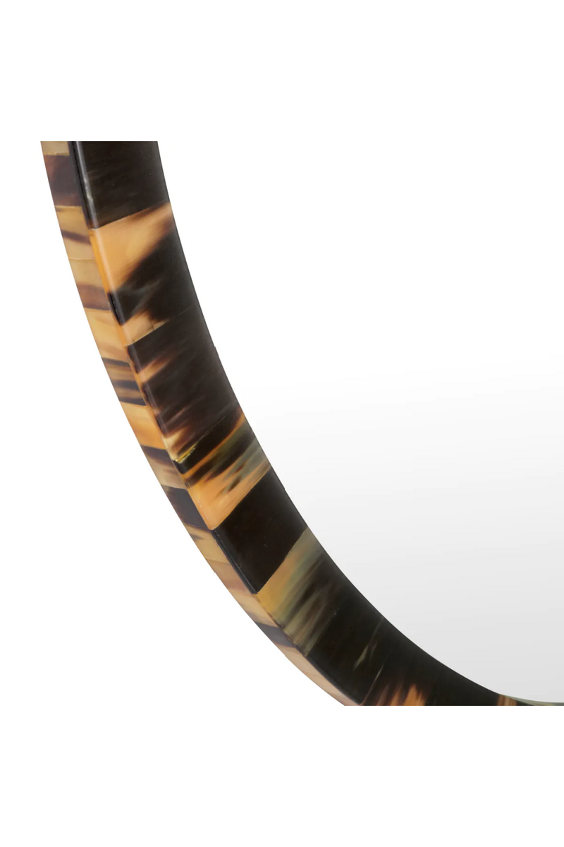 Natural Horn Oval Mirror XL | Eichholtz Saint Jerome | Eichholtzmiami.com