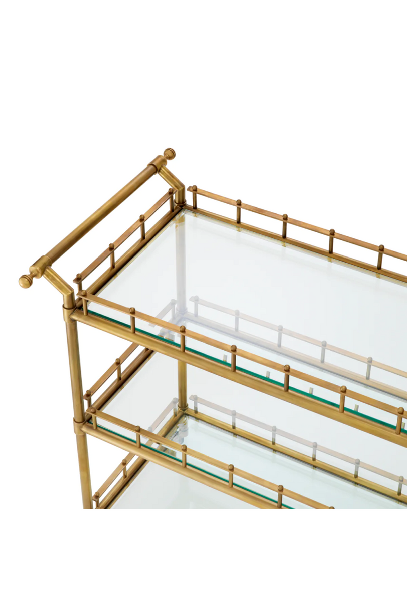Vintage Brass Trolley | Eichholtz Scarlett | Eichholtzmiami.com