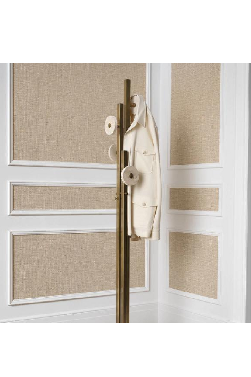Vintage Brass Coat Rack | Eichholtz Amadorac | Eichholtzmiami.com