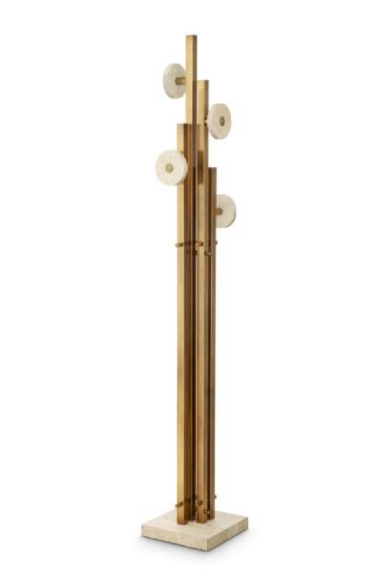 Vintage Brass Coat Rack | Eichholtz Amadorac | Eichholtzmiami.com