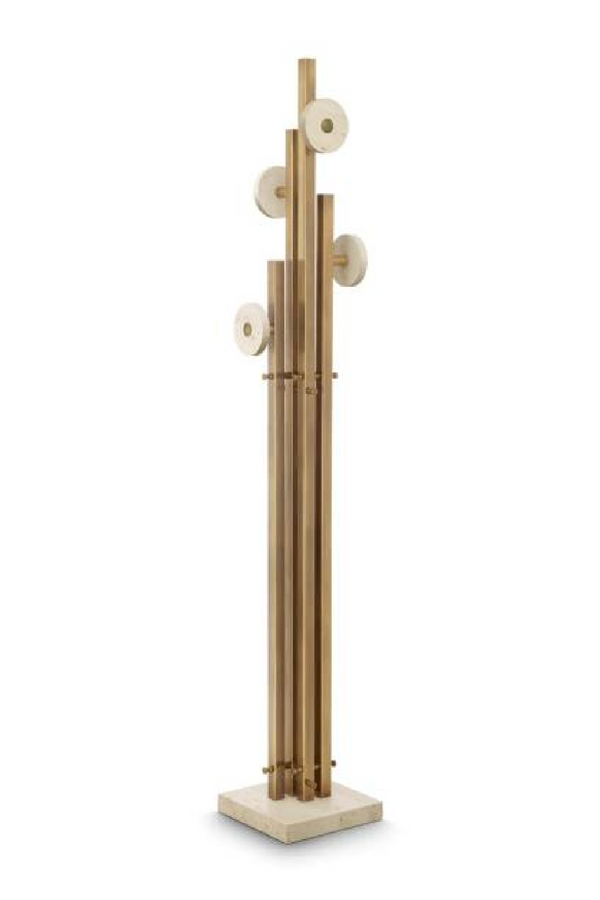 Vintage Brass Coat Rack | Eichholtz Amadorac | Eichholtzmiami.com