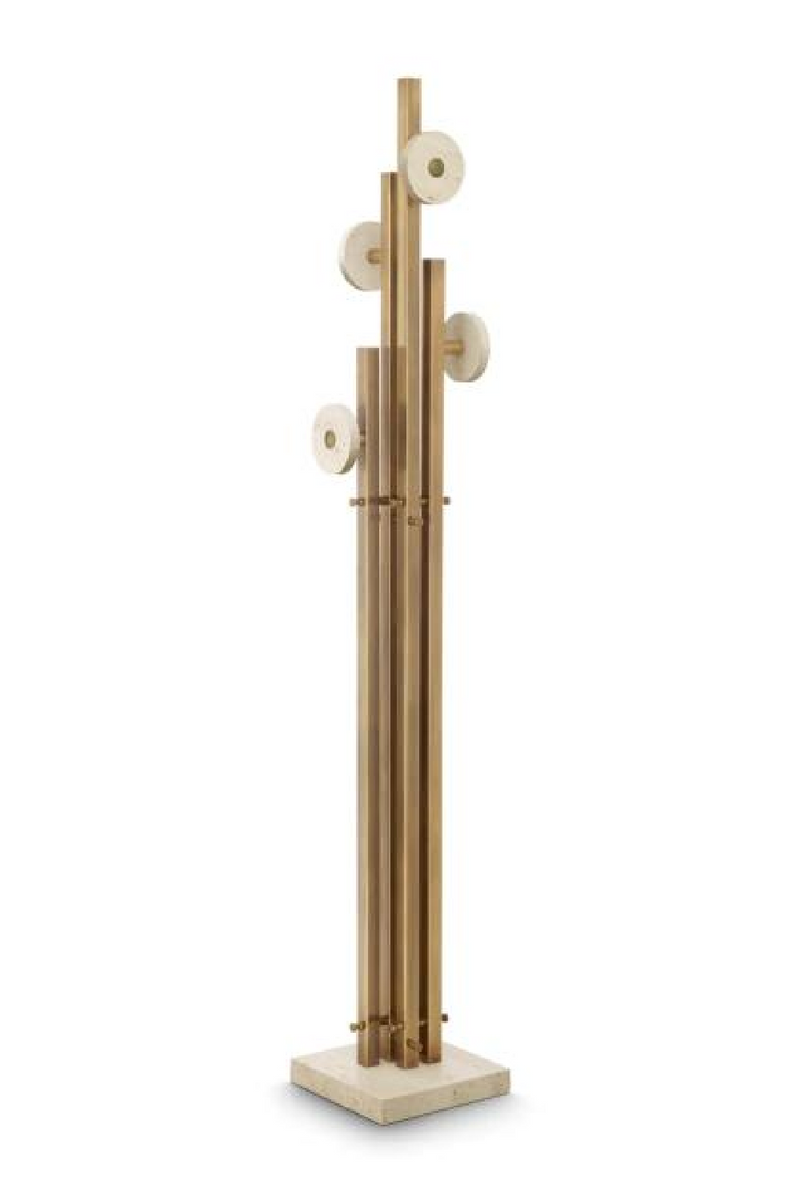 Vintage Brass Coat Rack | Eichholtz Amadorac | Eichholtzmiami.com