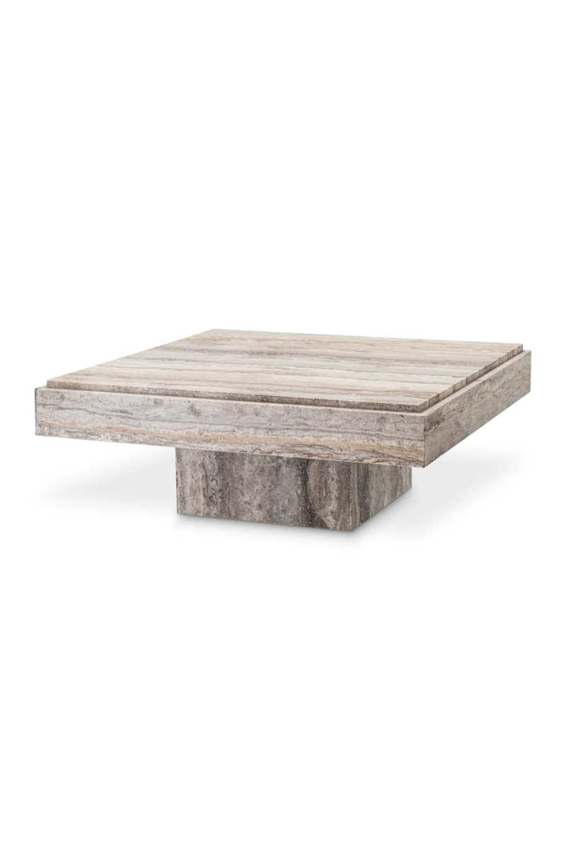 Square Travertine Coffee Table | Eichholtz Sartoria | Eichholtzmiami.com