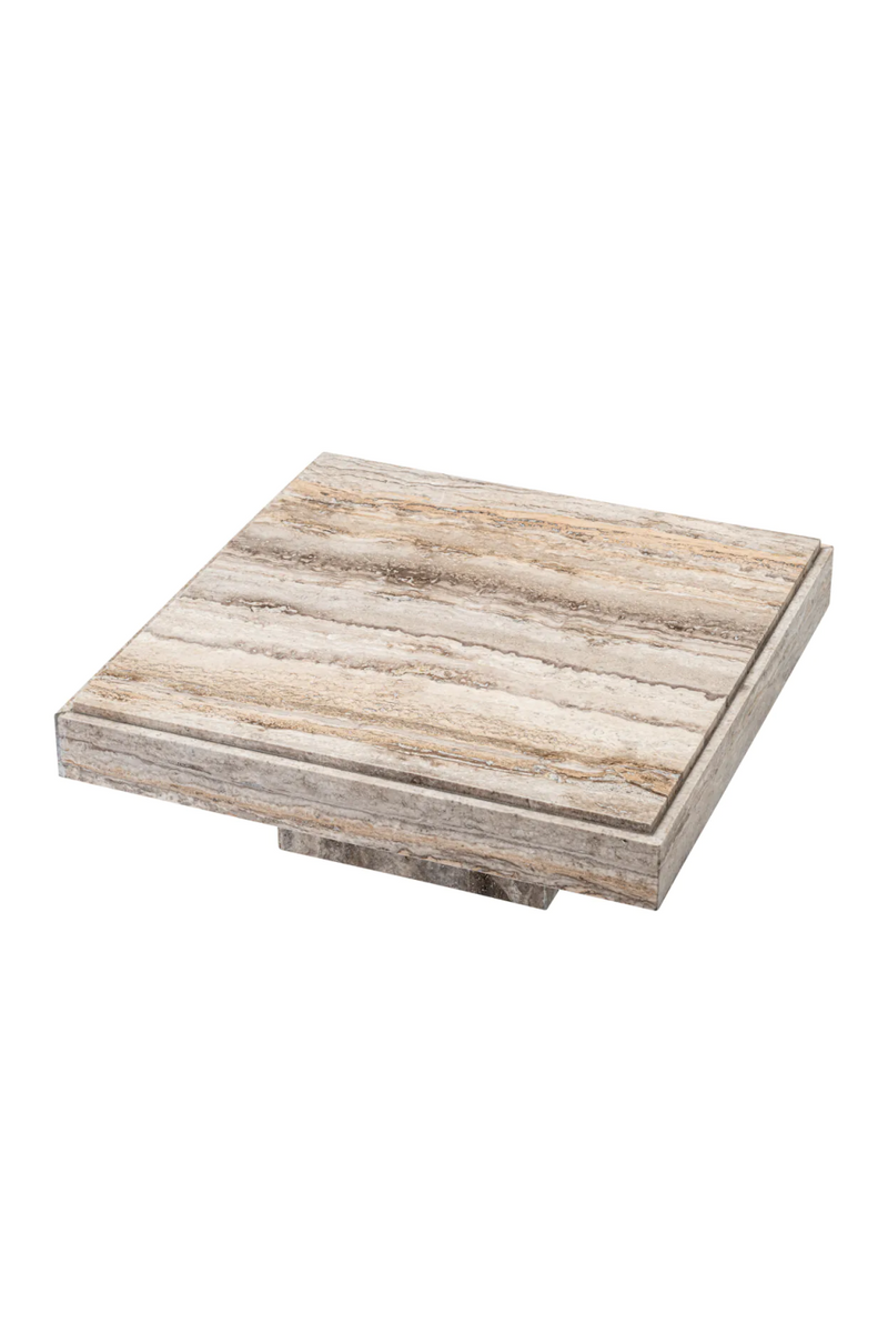 Square Travertine Coffee Table | Eichholtz Sartoria | Eichholtzmiami.com