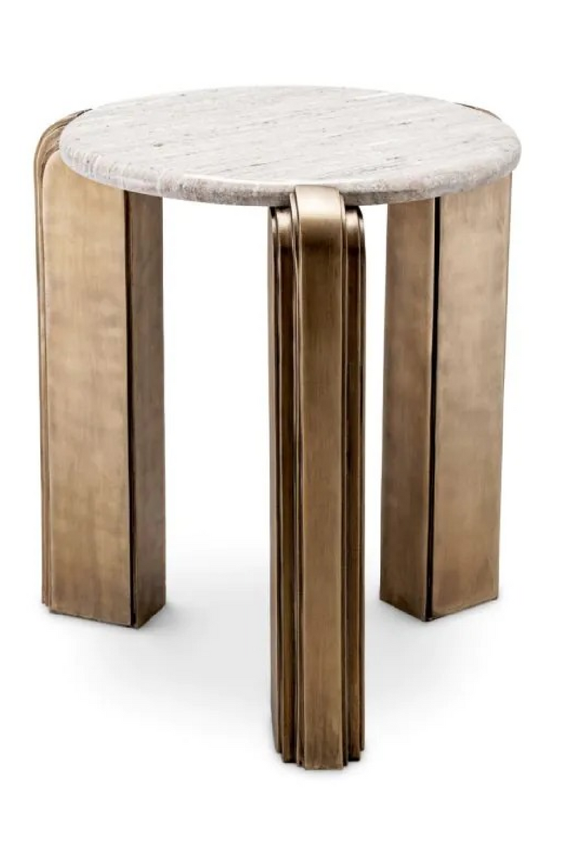 Antique Brass Base Side Table | Eichholtz Albion | Eichholtzmiami.com