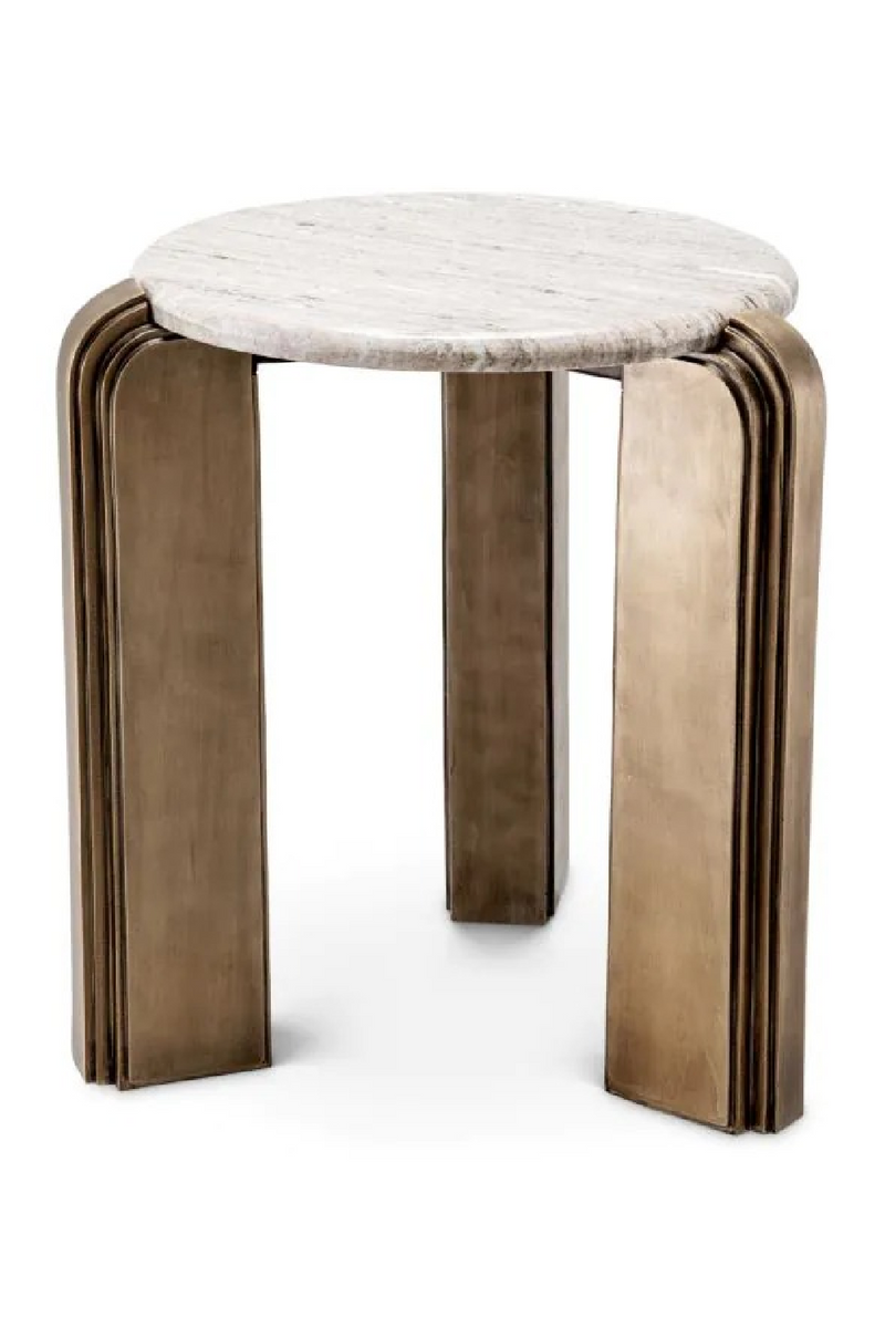 Antique Brass Base Side Table | Eichholtz Albion | Eichholtzmiami.com