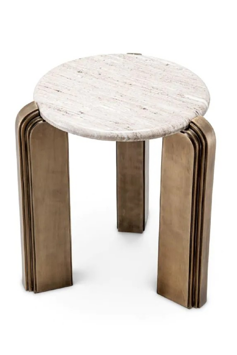 Antique Brass Base Side Table | Eichholtz Albion | Eichholtzmiami.com