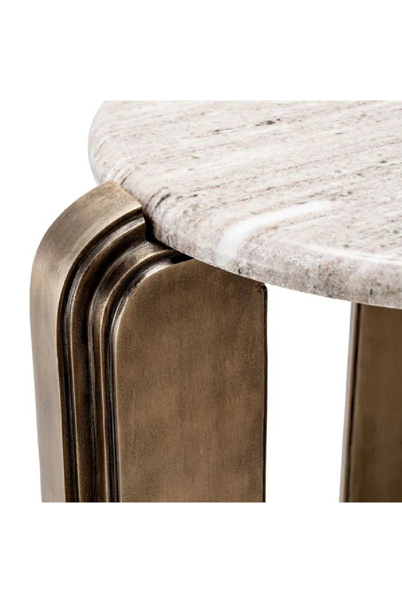Antique Brass Base Side Table | Eichholtz Albion | Eichholtzmiami.com