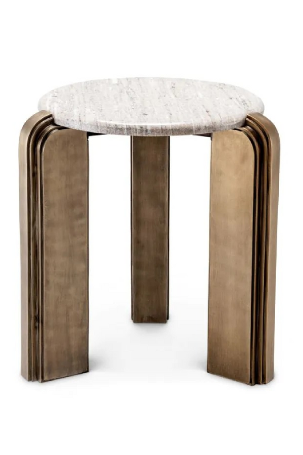 Antique Brass Base Side Table | Eichholtz Albion | Eichholtzmiami.com