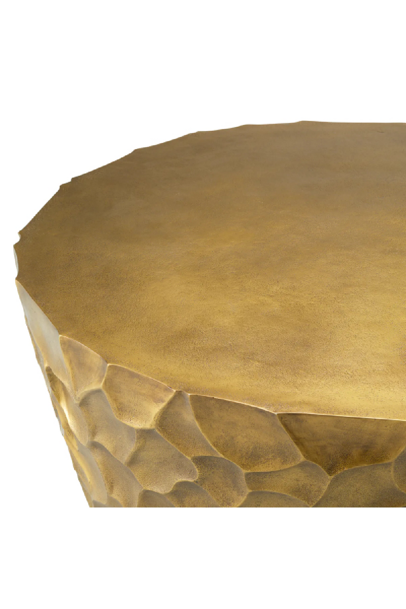 Vintage Brass Round Coffee Table | Eichholtz Fiorentino | Eichholtzmiami.com