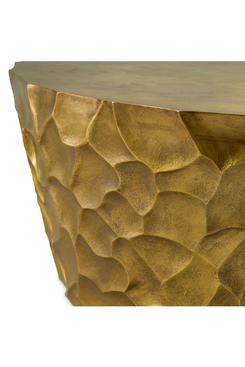 Vintage Brass Round Coffee Table | Eichholtz Fiorentino | Eichholtzmiami.com