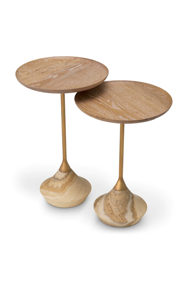Marble Side Table set of 2 | Eichholtz Puglia | Eichholtzmiami.com