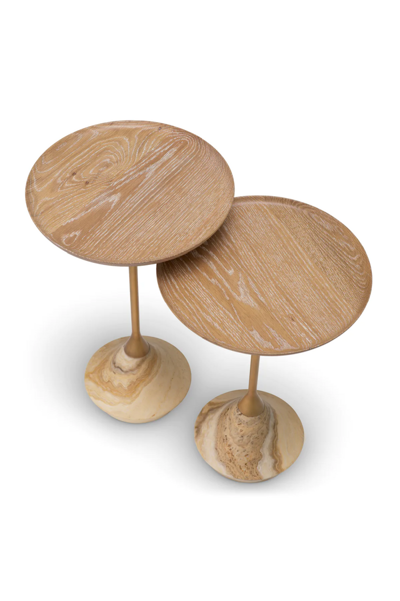 Marble Side Table set of 2 | Eichholtz Puglia | Eichholtzmiami.com