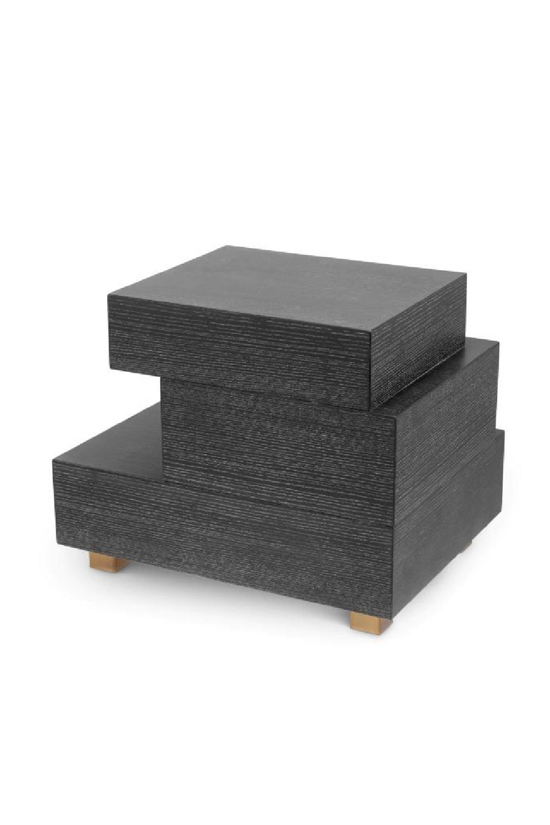 Black Oak 3-Drawer Nightstand | Eichholtz Evendale | Eichholtzmiami.com