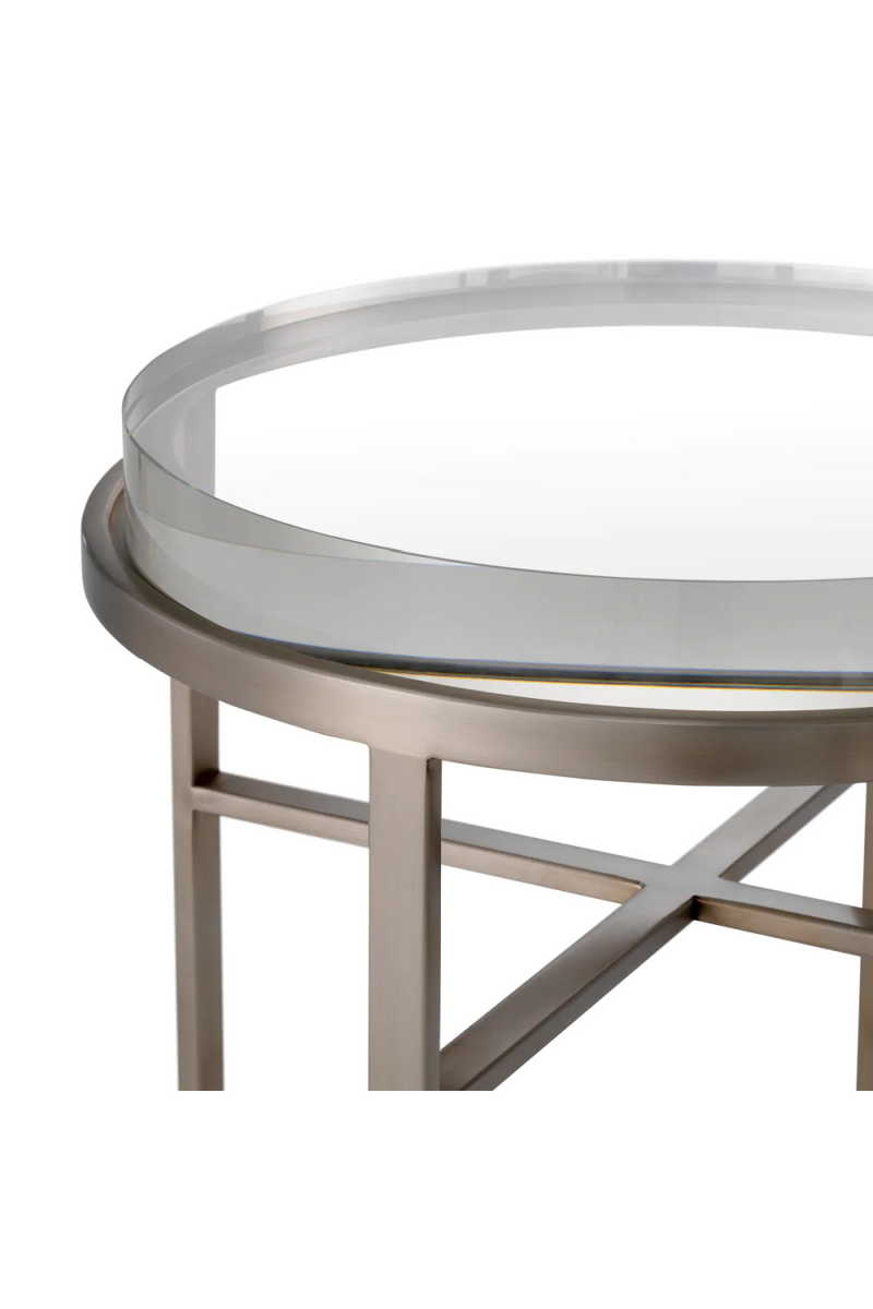 Round Glass Side Tables (2) | Eichholtz Hoxton | Oroatrade.com