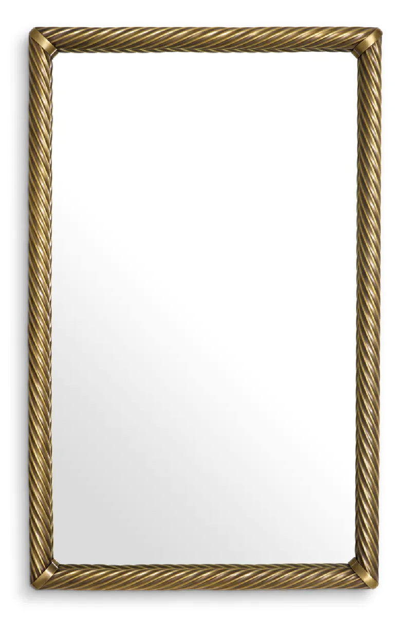 Vintage Brass Mirror | Eichholtz Salvi | Eichholtzmiami.com