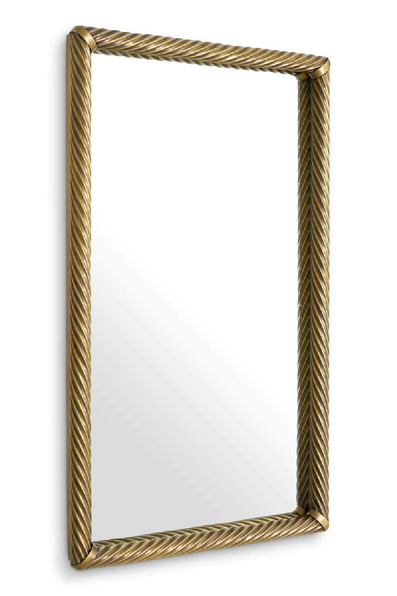 Vintage Brass Mirror | Eichholtz Salvi | Eichholtzmiami.com