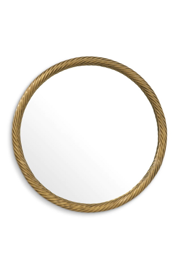 Vintage Brass Mirror | Eichholtz Salvi | Eichholtzmiami.com