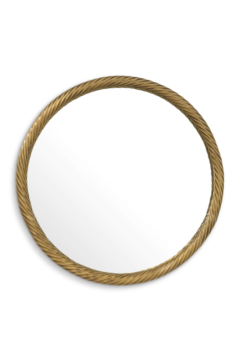 Vintage Brass Mirror | Eichholtz Salvi | Eichholtzmiami.com