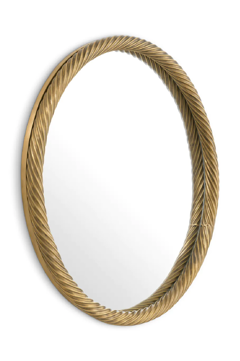 Vintage Brass Mirror | Eichholtz Salvi | Eichholtzmiami.com
