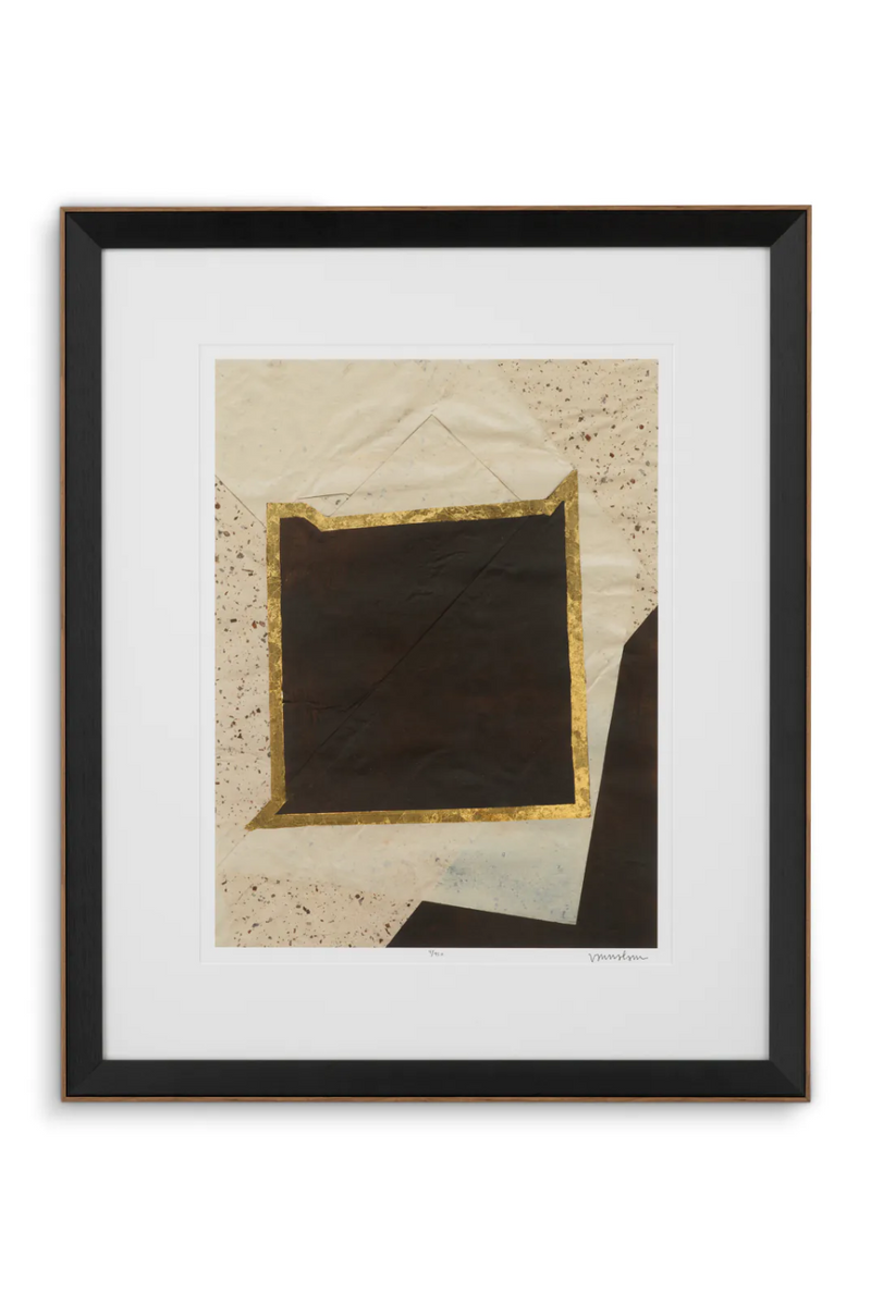 Wooden Framed Modern Artwork Set (2) | Eichholtz Creased Umber | Eichholtzmiami.com