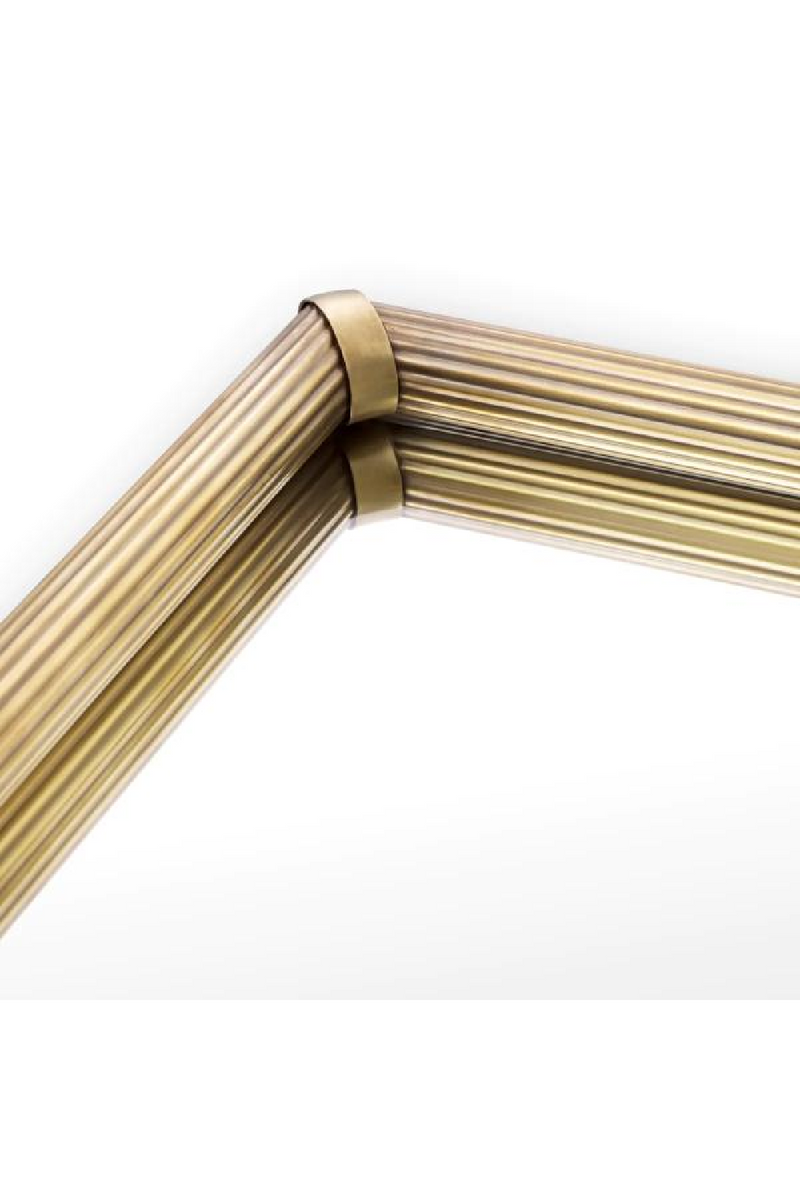 Ribbed Vintage Brass Tray | Eichholtz Lenora | Eichholtzmiami.com