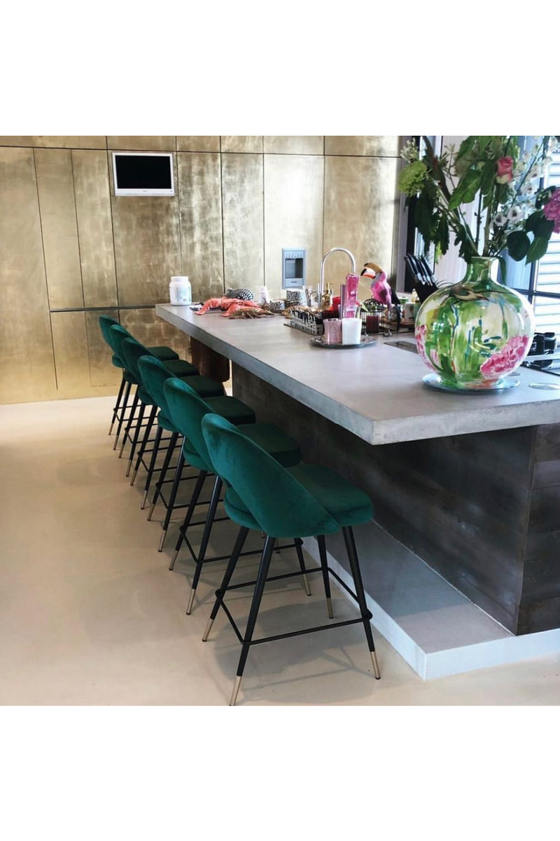 Velvet Bar Stool | Eichholtz Avorio | Eichholtzmiami.com