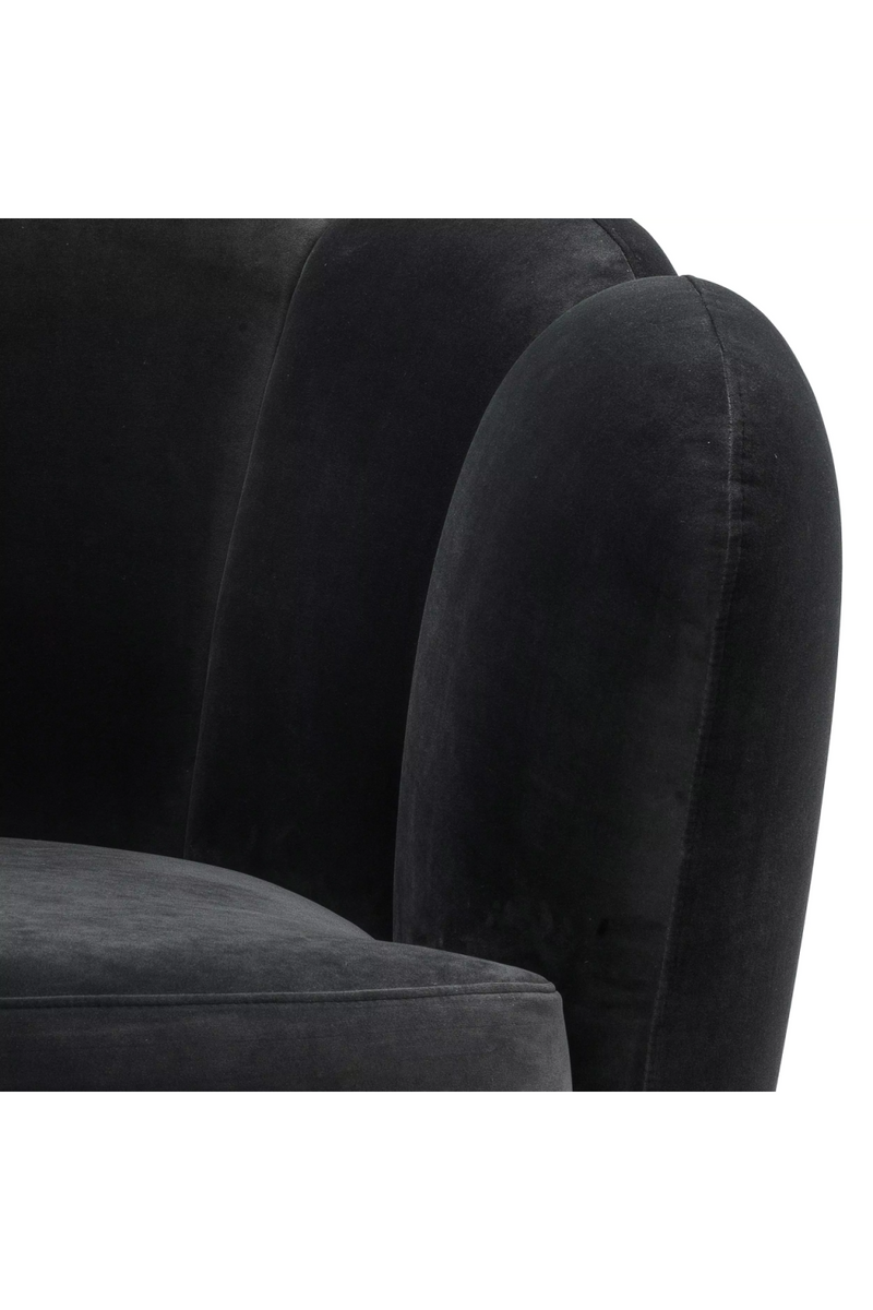 Cream Scalloped Swivel Chair | Eichholtz Mirage | Eichholtzmiami.com