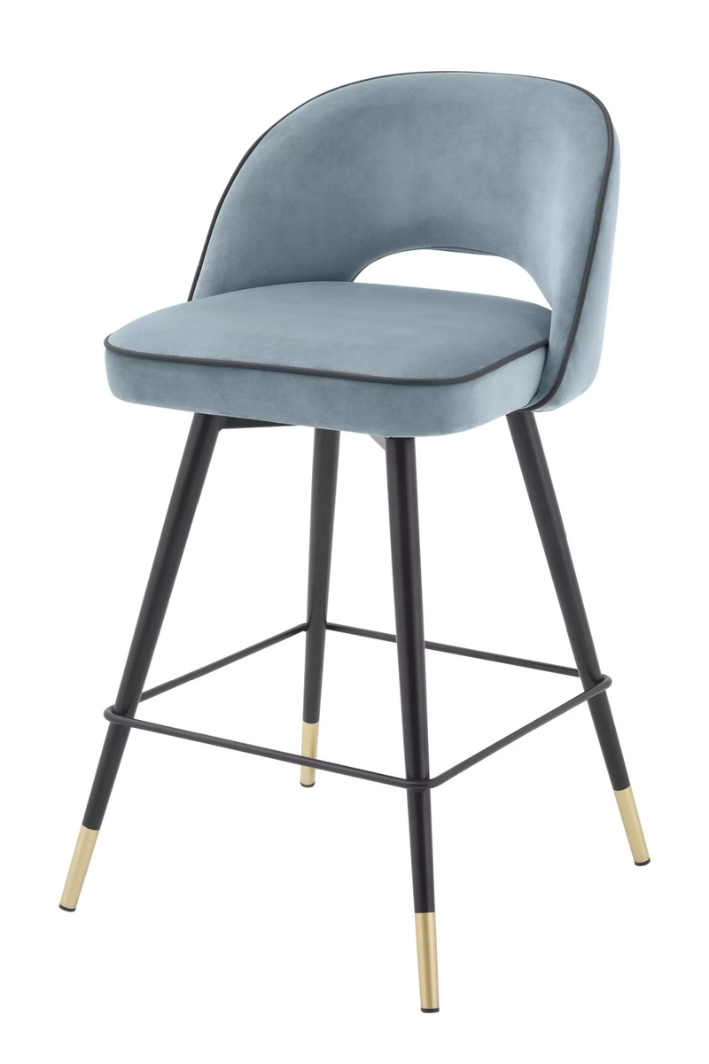 Upholstered Swivel Counter Stool Set (2) | Eichholtz Cliff | Eichholtzmiami.com