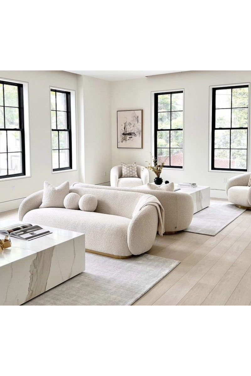 Brushed Brass Base Sofa | Eichholtz Brice | Eichholtzmiami.com
