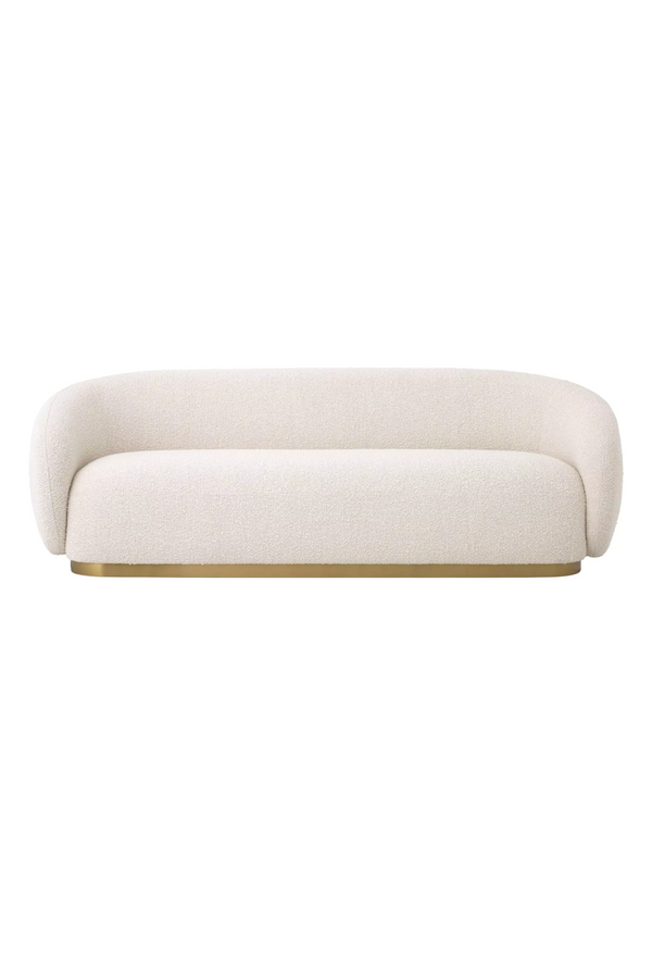 Brushed Brass Base Sofa | Eichholtz Brice | Eichholtzmiami.com