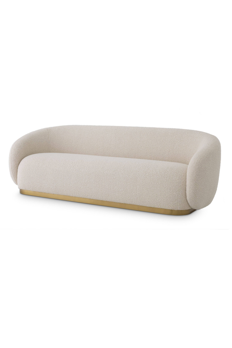 Brushed Brass Base Sofa | Eichholtz Brice | Eichholtzmiami.com