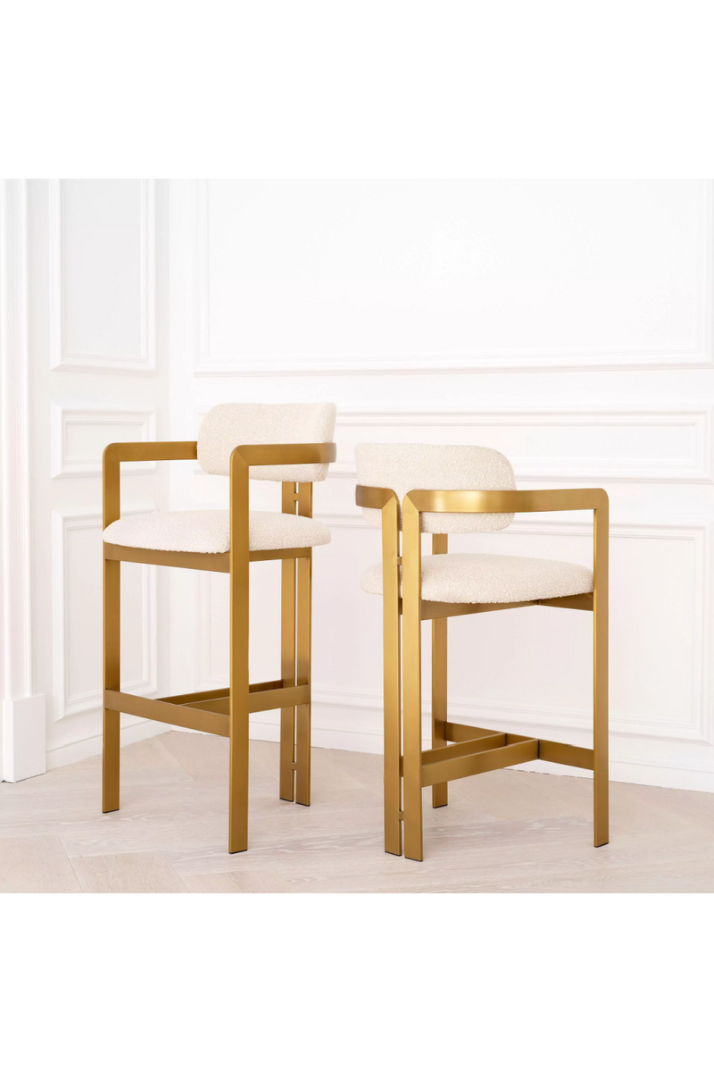 Modern Upholstered Counter Stool | Eichholtz Donato | Eichholtzmiami.com