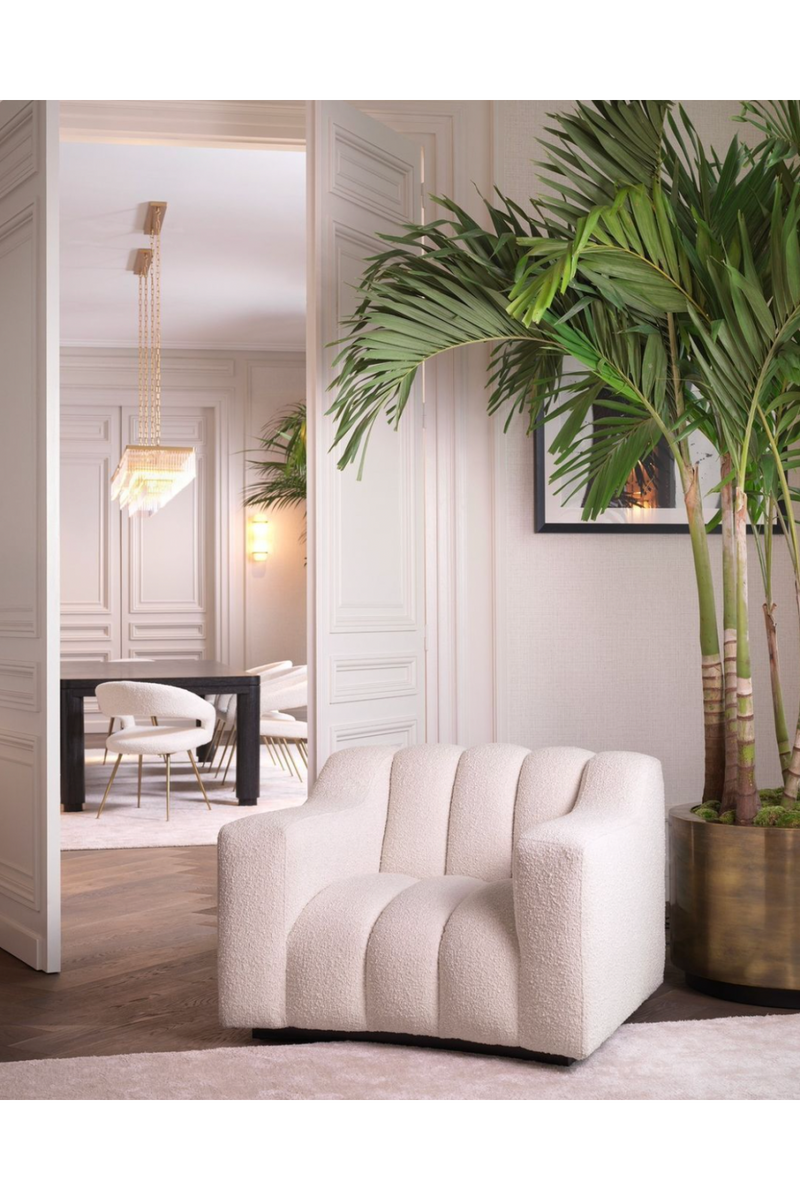 Channel Stitched Lounge Armchair | Eichholtz Kelly | Eichholtzmiami.com