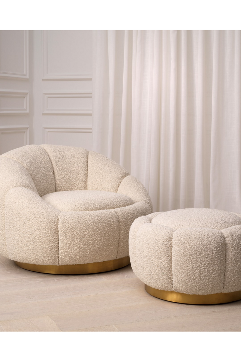 Modern Bouclé Swivel Chair | Eichholtz Inger | Eichholtzmiami.com