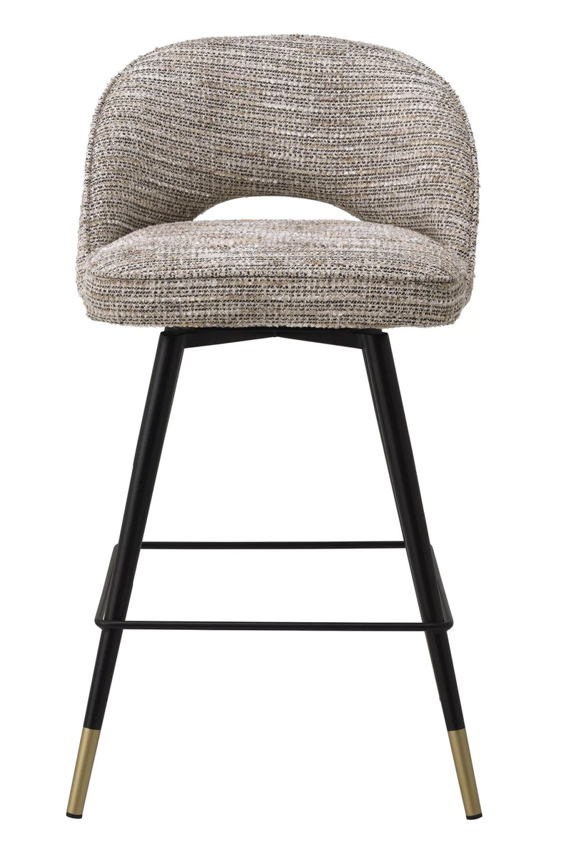 Upholstered Swivel Counter Stool Set (2) | Eichholtz Cliff | Eichholtzmiami.com