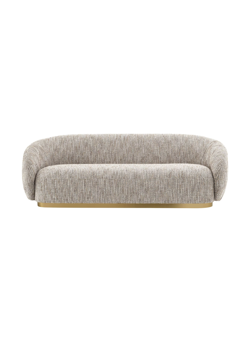 Brushed Brass Base Sofa | Eichholtz Brice | Eichholtzmiami.com