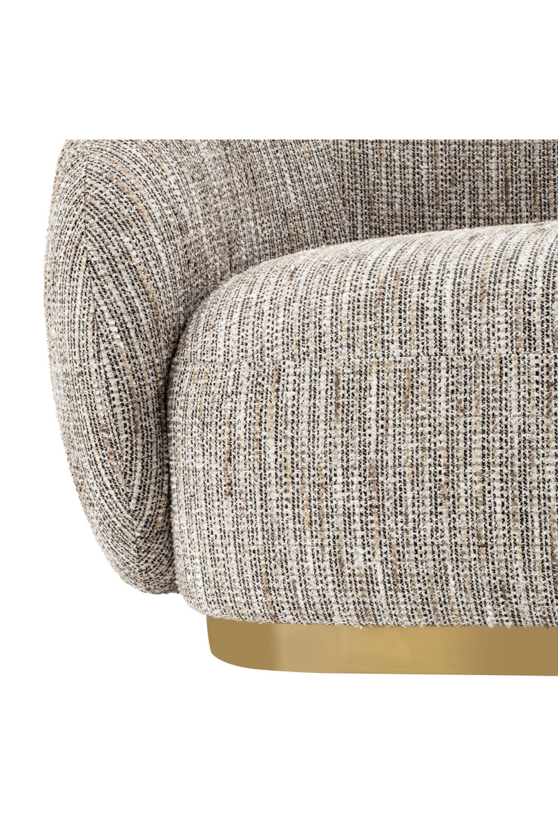 Brushed Brass Base Sofa | Eichholtz Brice | Eichholtzmiami.com