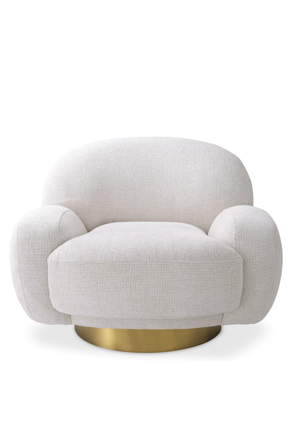 Organic Shape Swivel Lounge Chair | Eichholtz Udine | Eichholtzmiami.com