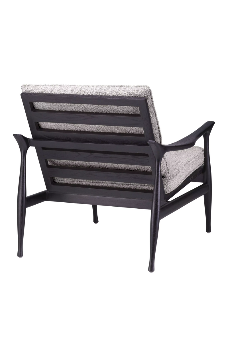 Wood Framed Bouclé Lounge Chair | Eichholtz Manzo | Eichholtzmiami.com