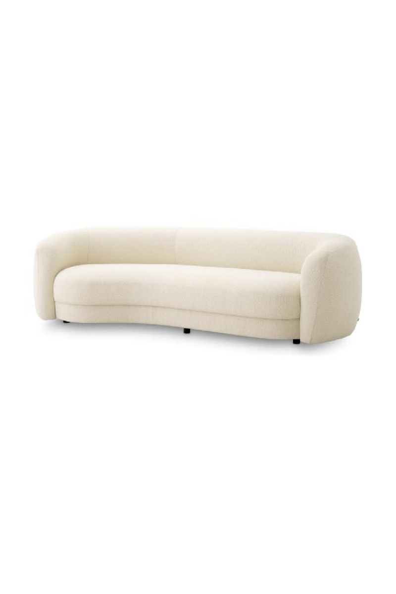 Boucle Curved Sofa | Eichholtz Blaine | Eichholtzmiami.com