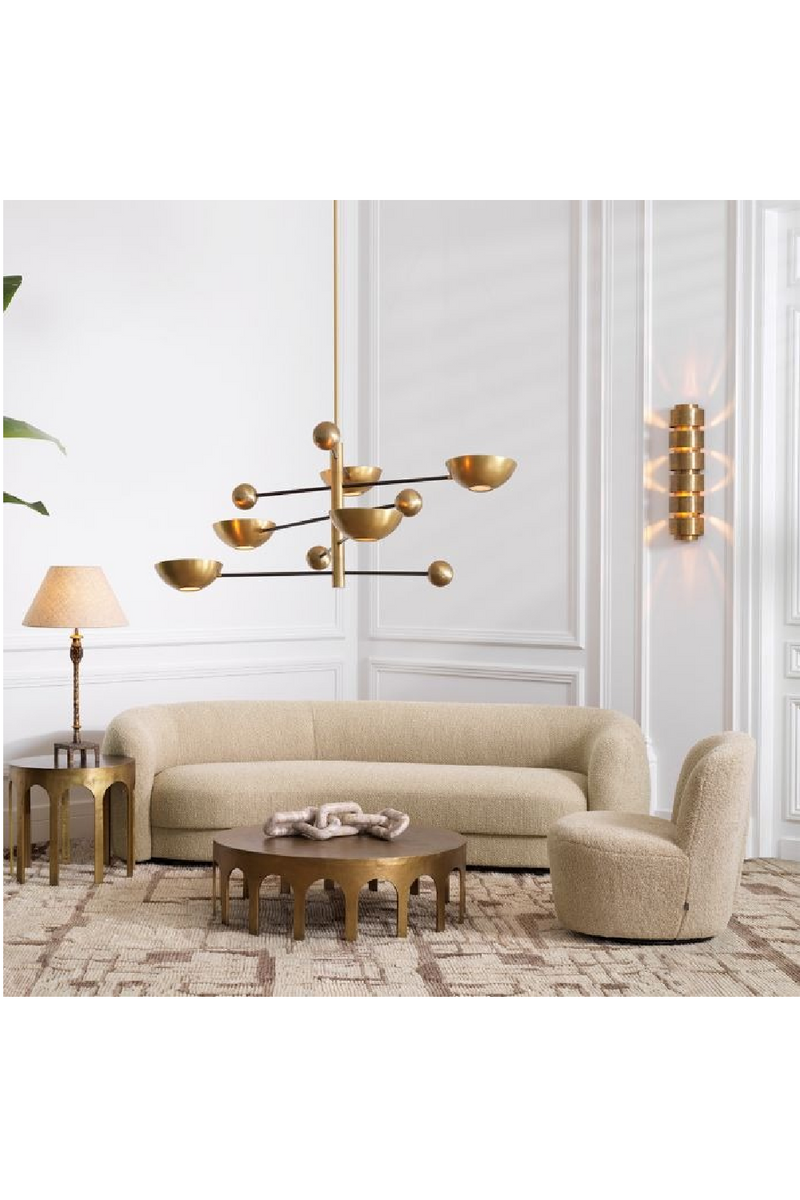Boucle Curved Sofa | Eichholtz Blaine | Eichholtzmiami.com