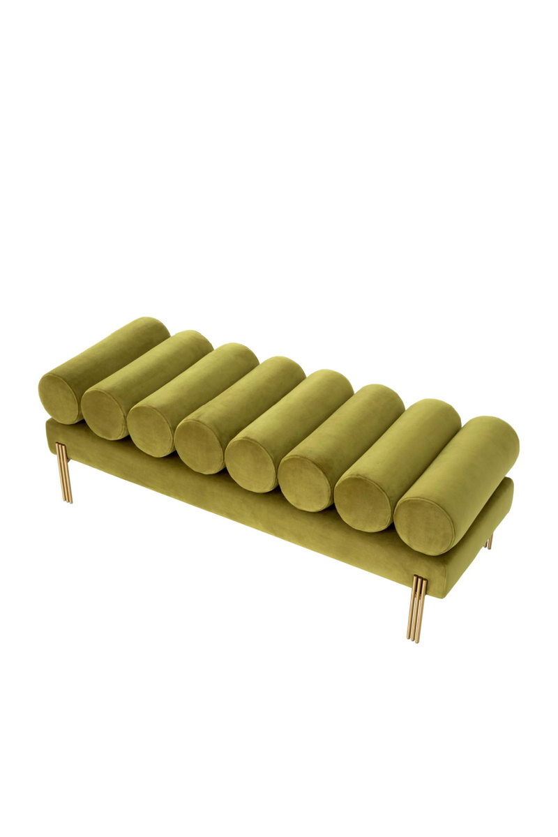 Velvet Art Deco Bench | Eichholtz Oxley | Eichholtzmiami.com