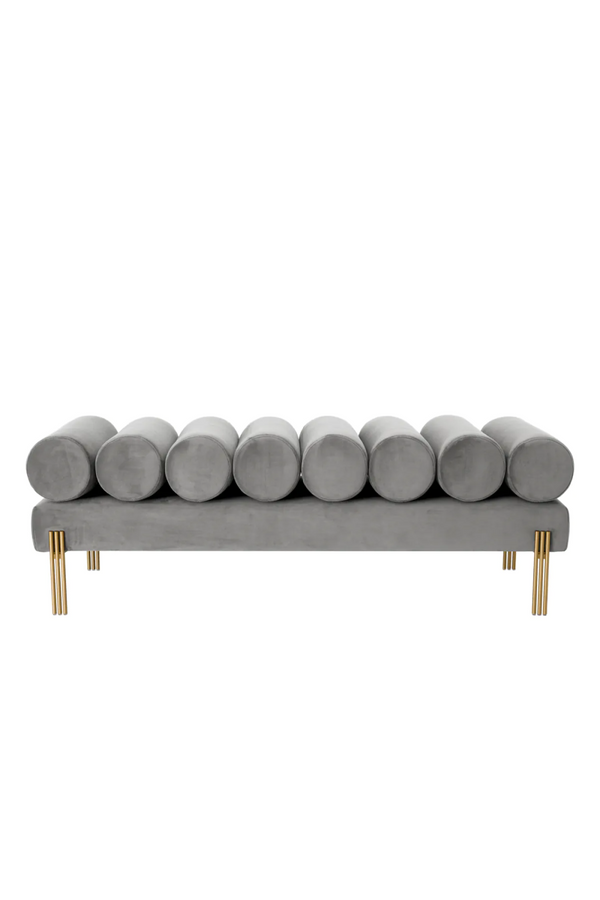 Velvet Art Deco Bench | Eichholtz Oxley | Eichholtzmiami.com