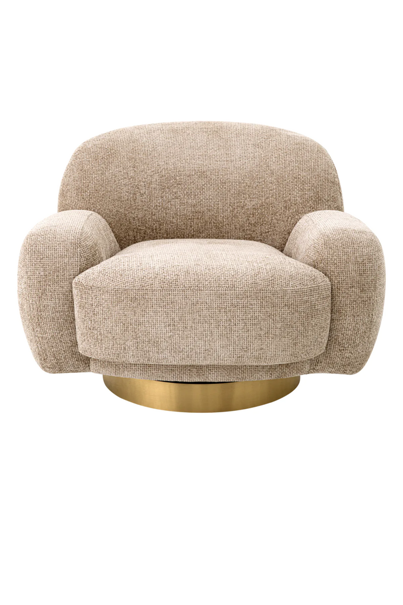 Organic Shape Swivel Lounge Chair | Eichholtz Udine | Eichholtzmiami.com