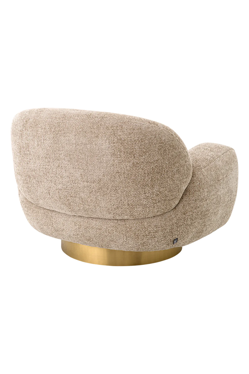 Organic Shape Swivel Lounge Chair | Eichholtz Udine | Eichholtzmiami.com