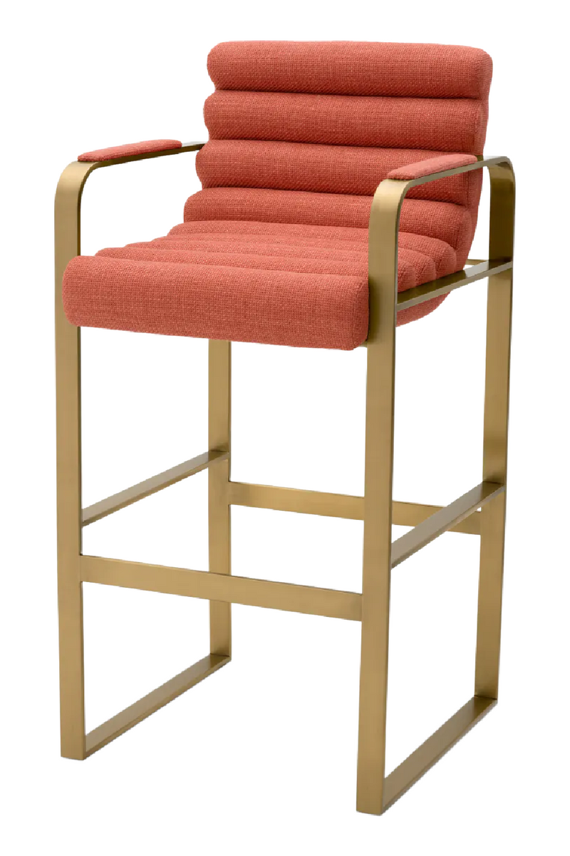 Padded Modern Bar Stool | Eichholtz Olsen | Eichholtzmiami.com
